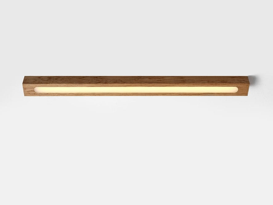 CustomForm Lámpara de techo LINE PLUS M WOOD LOW – Roble – vista principal